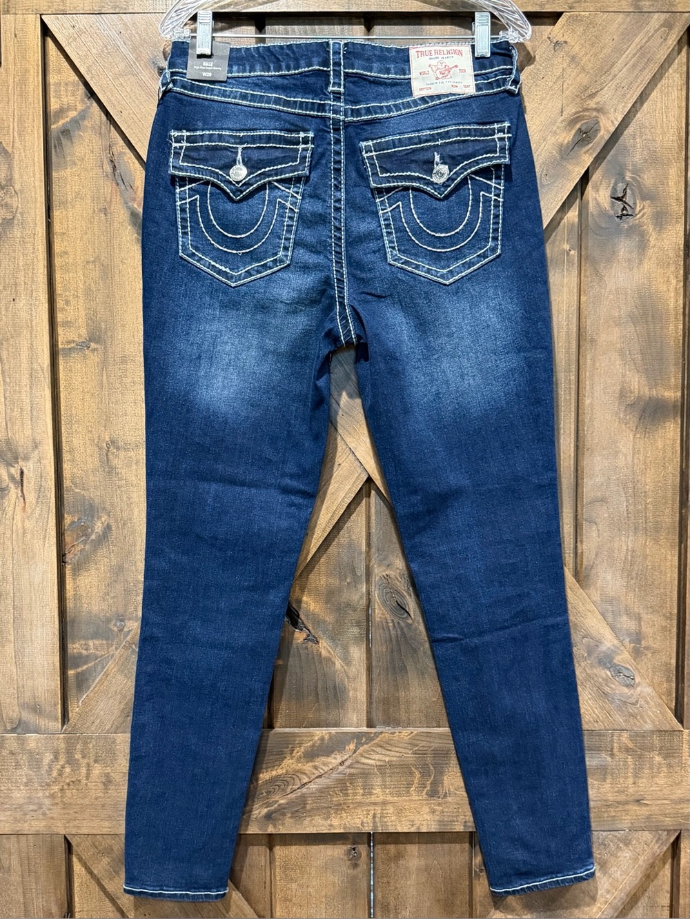 NWT True Religion Halle Big T Flap Pocket Jeans